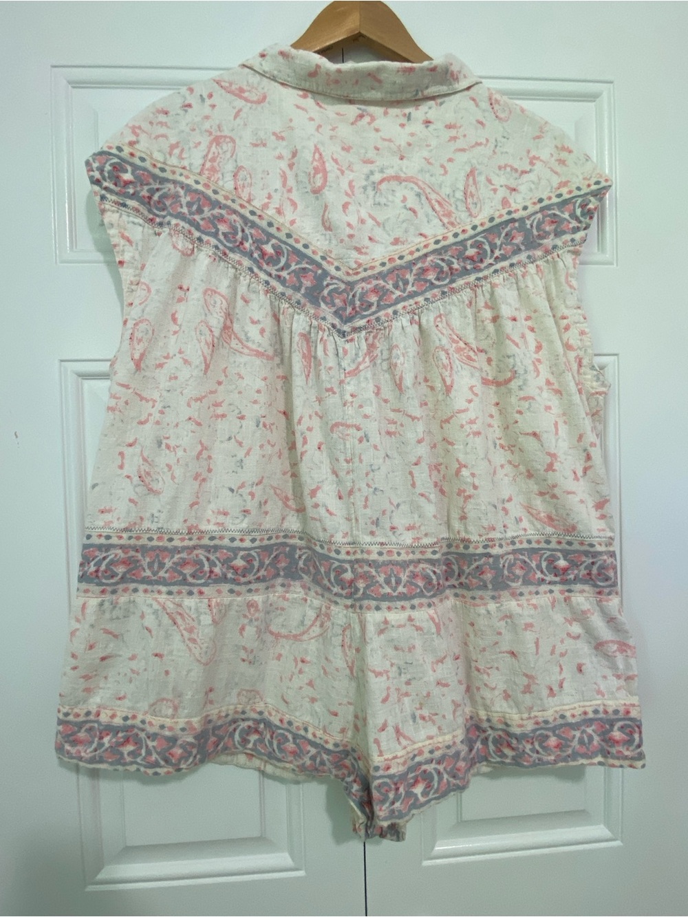 Free People Telly Floral Romper Size L - Picture 6 of 7